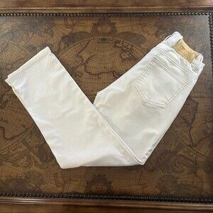Instant Funk Korea Womens White Straight Leg Denim Jean size 1 KPop